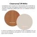 Cristaleira Murano 3 Portas Cinamomo e Off White
