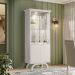 Cristaleira Vicenza 4 PT Off White