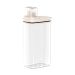 Dispenser Flow Transparente e Bege 2,3 L