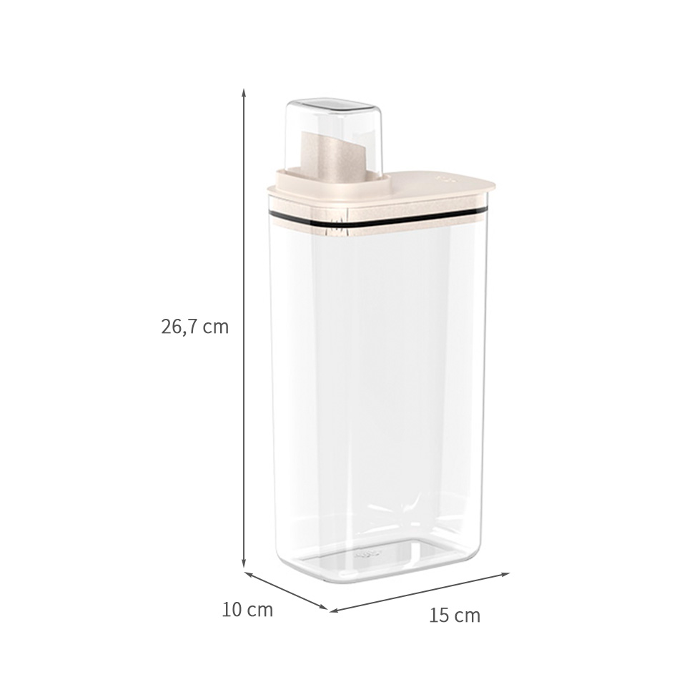 Dispenser Flow Transparente e Bege 2,3 L