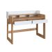 Escrivaninha Flexus 2 GV Hanover e Branca 128 cm