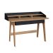 Escrivaninha Flexus 2 GV Hanover e Preta 139 cm