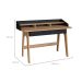 Escrivaninha Flexus 2 GV Hanover e Preta 139 cm
