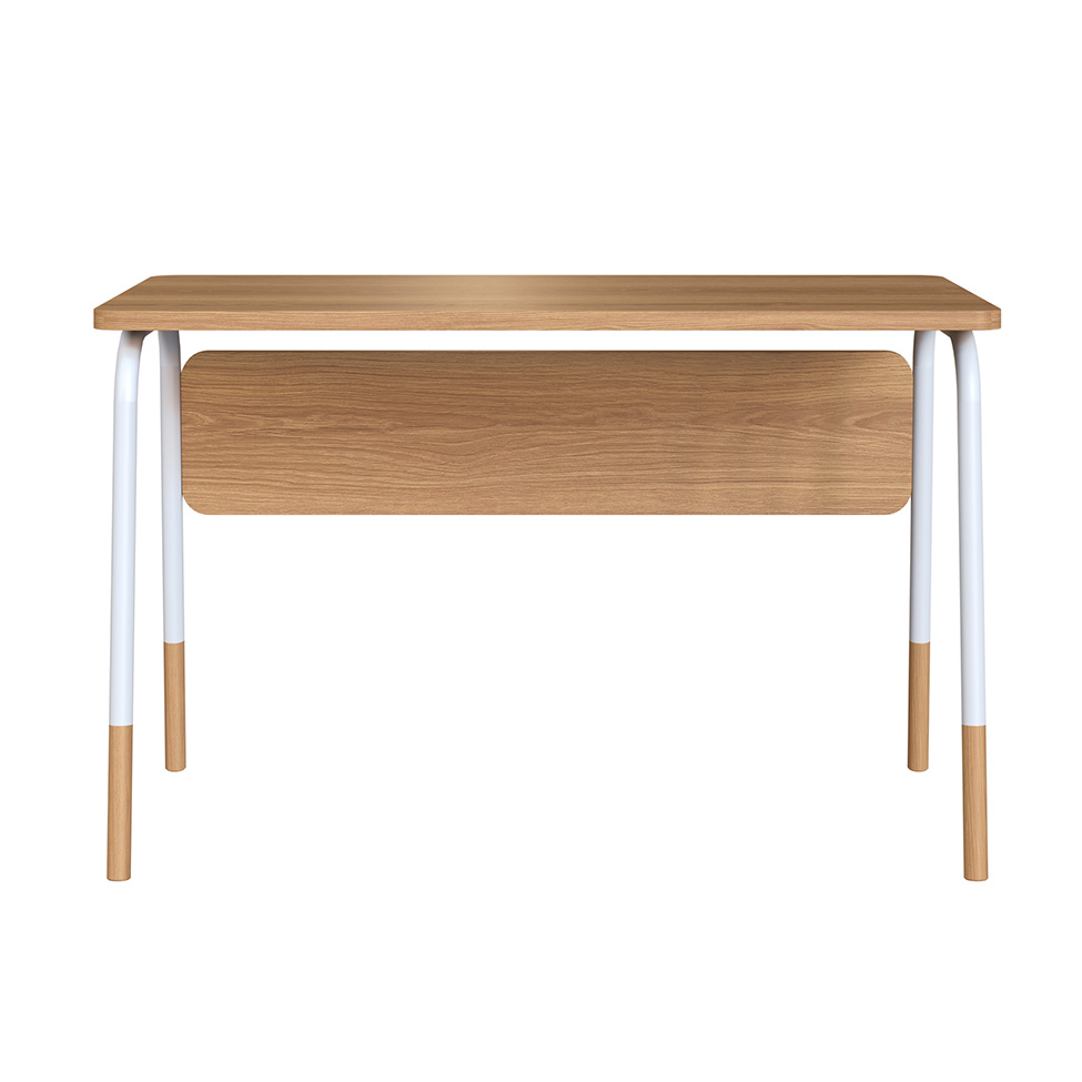 Escrivaninha Flexus Hanover e Branca 120 cm