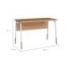 Escrivaninha Flexus Hanover e Branca 120 cm