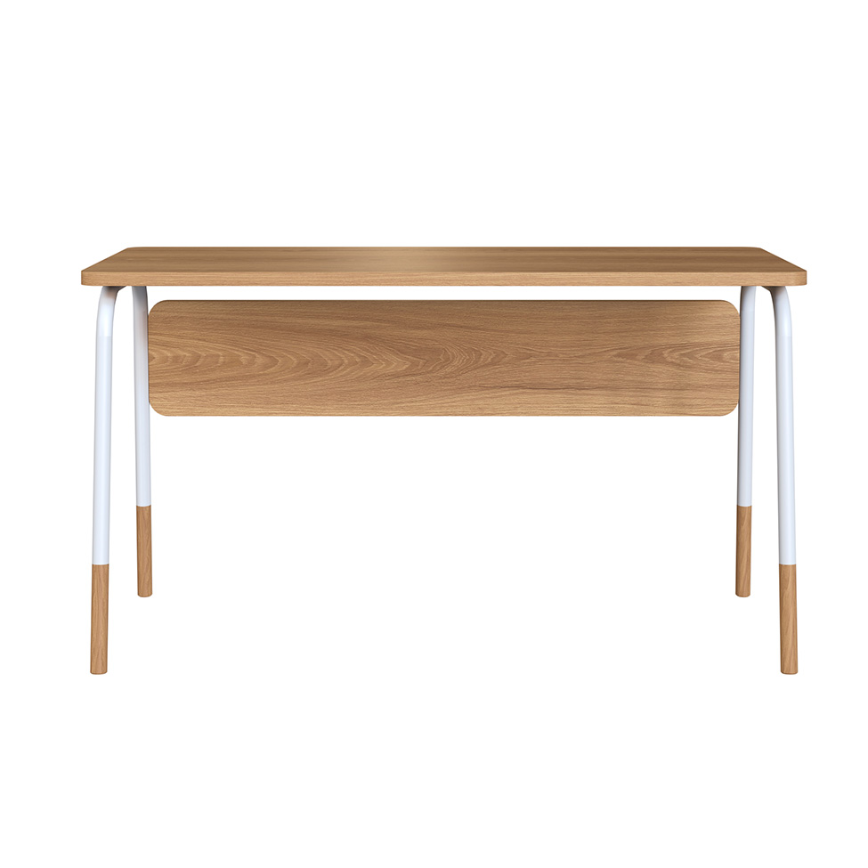 Escrivaninha Flexus Hanover e Branca 136 cm