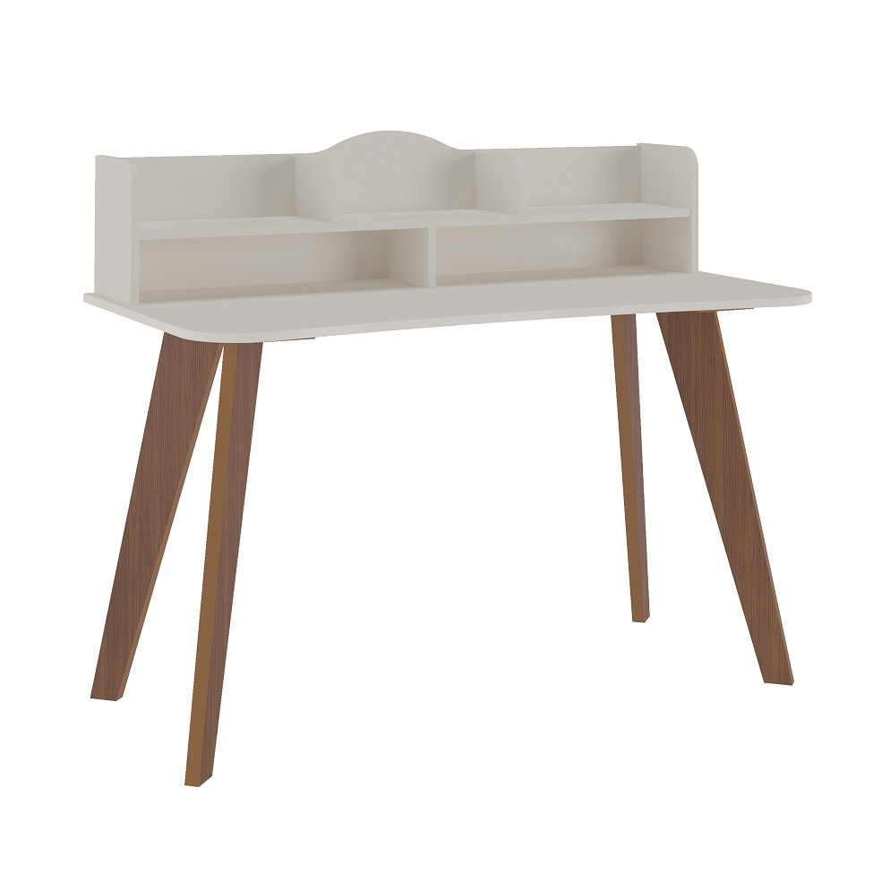 Escrivaninha Sofia Off White e Cedro