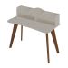 Escrivaninha Sofia Off White e Cedro