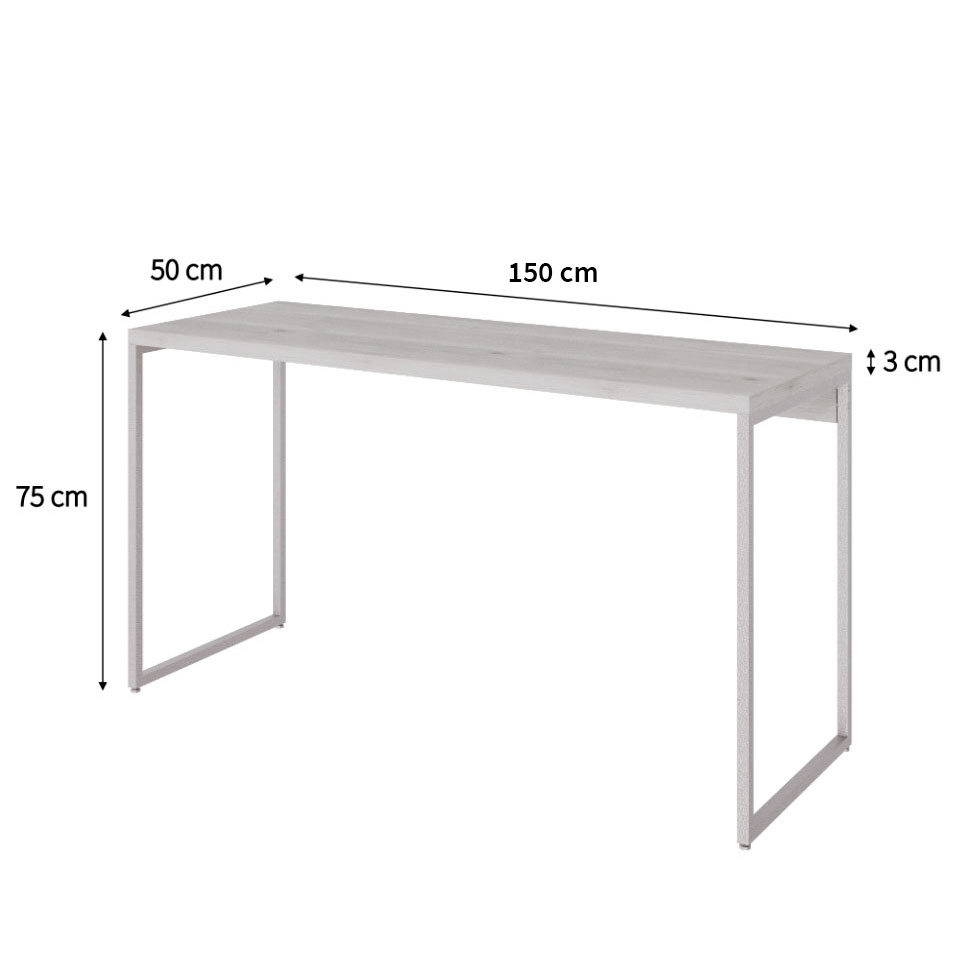 Escrivaninha Studio Branca 150 cm