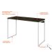 Escrivaninha Studio Carvalho Dark e Branca 120 cm