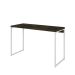 Escrivaninha Studio Carvalho Dark e Branca 120 cm