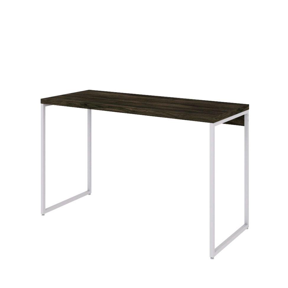 Escrivaninha Studio Carvalho Dark e Branca 120 cm