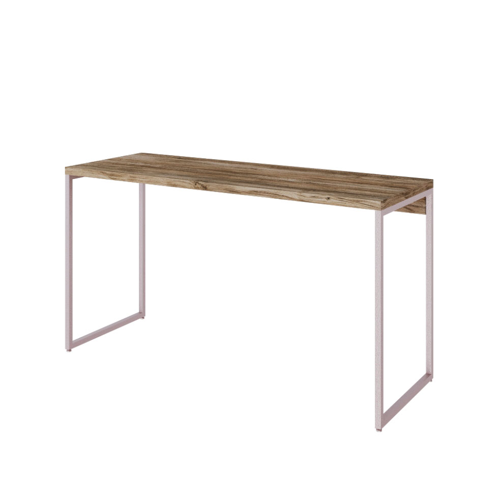 Escrivaninha Studio Carvalho e Branca 135 cm