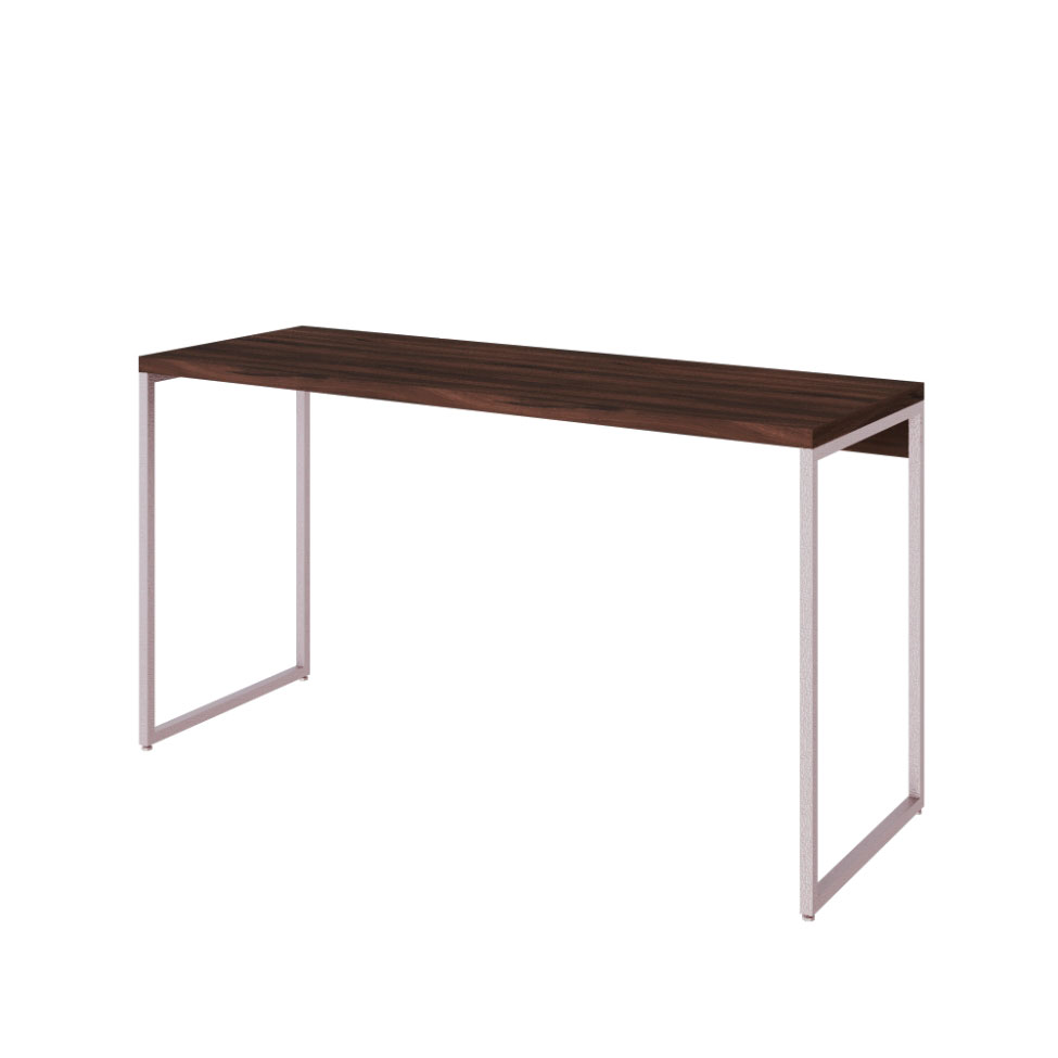 Escrivaninha Studio Nogal e Branca 135 cm