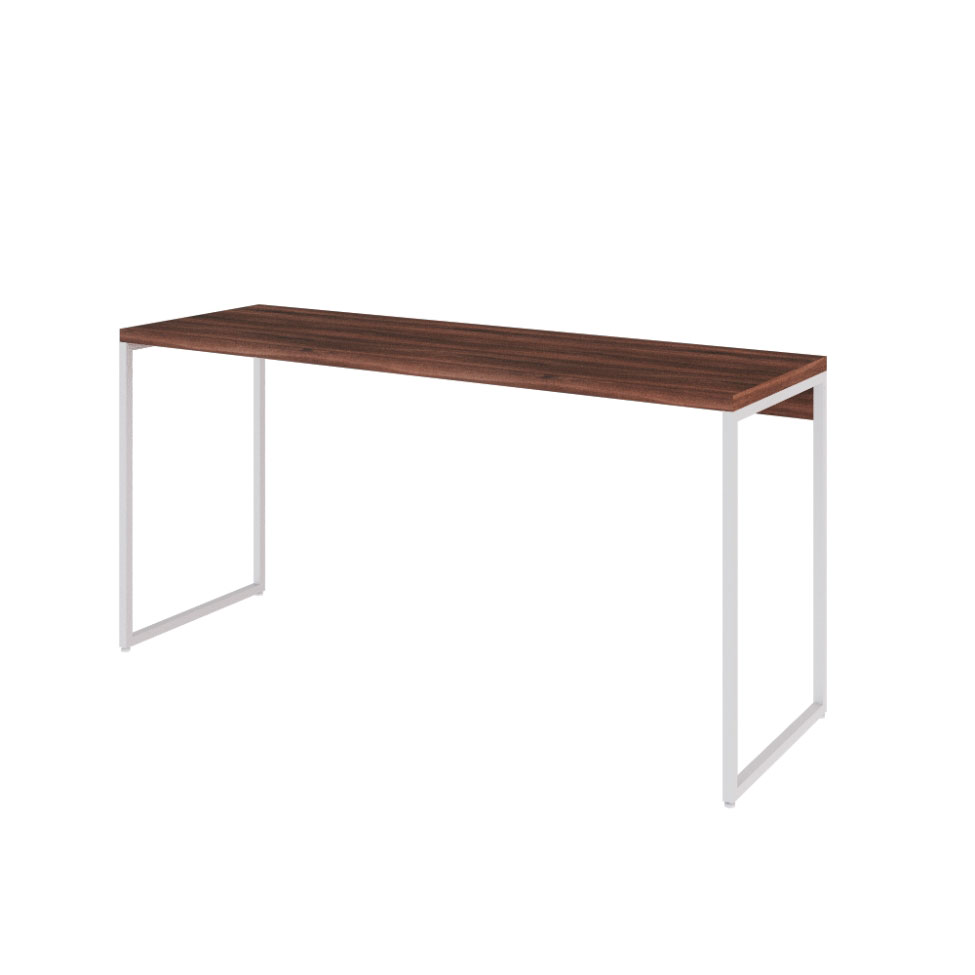 Escrivaninha Studio Nogal e Branca 150 cm