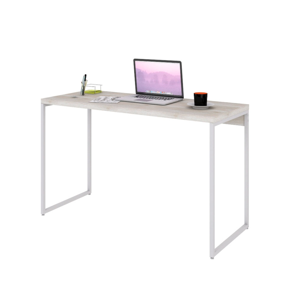 Escrivaninha Studio Snow e Branca 120 cm