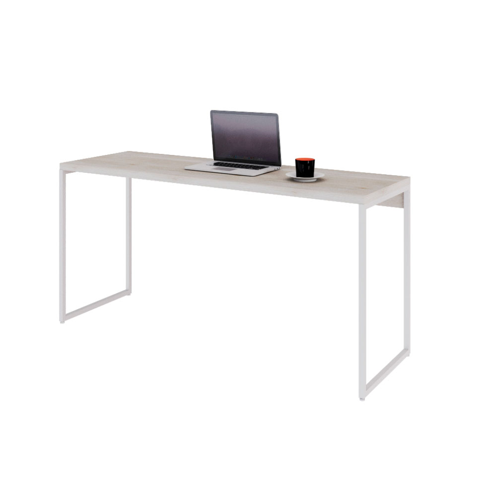 Escrivaninha Studio Snow e Branca 150 cm