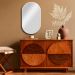 Espelho Decorativo Capsula Jasmin 40X70 cm Prata