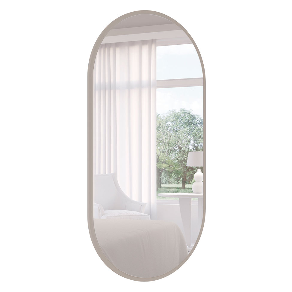 Espelho Decorativo Jade (103x53cm) Off White