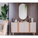 Espelho Decorativo Jade (103x53cm) Off White