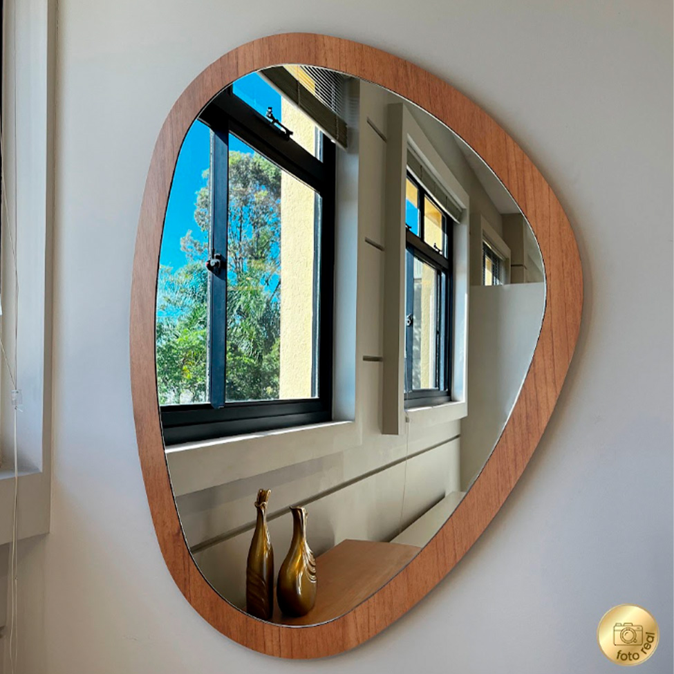 Espelho Decorativo Orgânico Deco Cinamomo