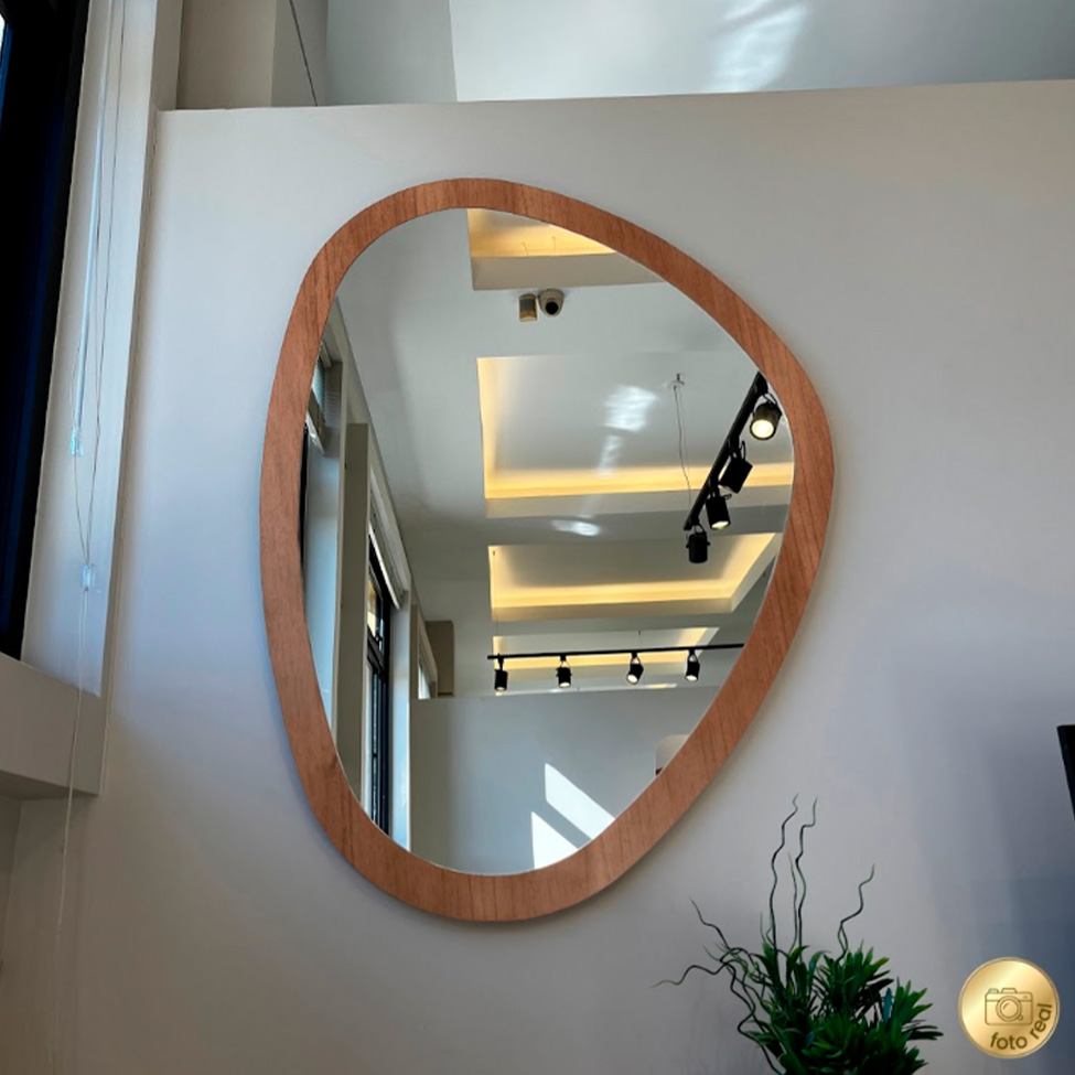 Espelho Decorativo Orgânico Deco Cinamomo