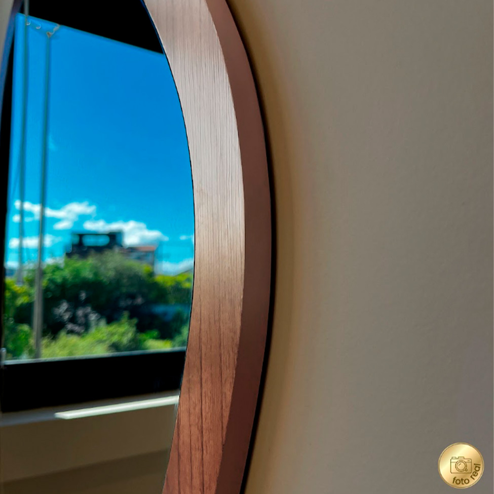 Espelho Decorativo Orgânico Deco Cinamomo