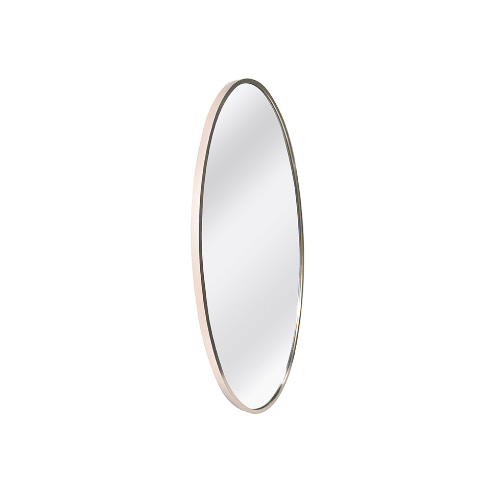 Espelho Decorativo Oval Jasmin 40X70 cm Cobre