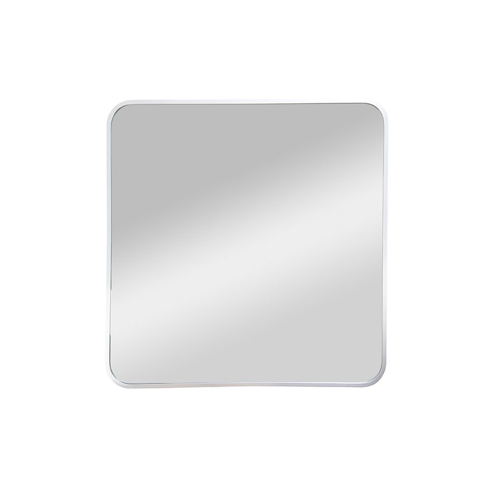 Espelho Decorativo Quadrado Jasmin 60X60 cm Prata