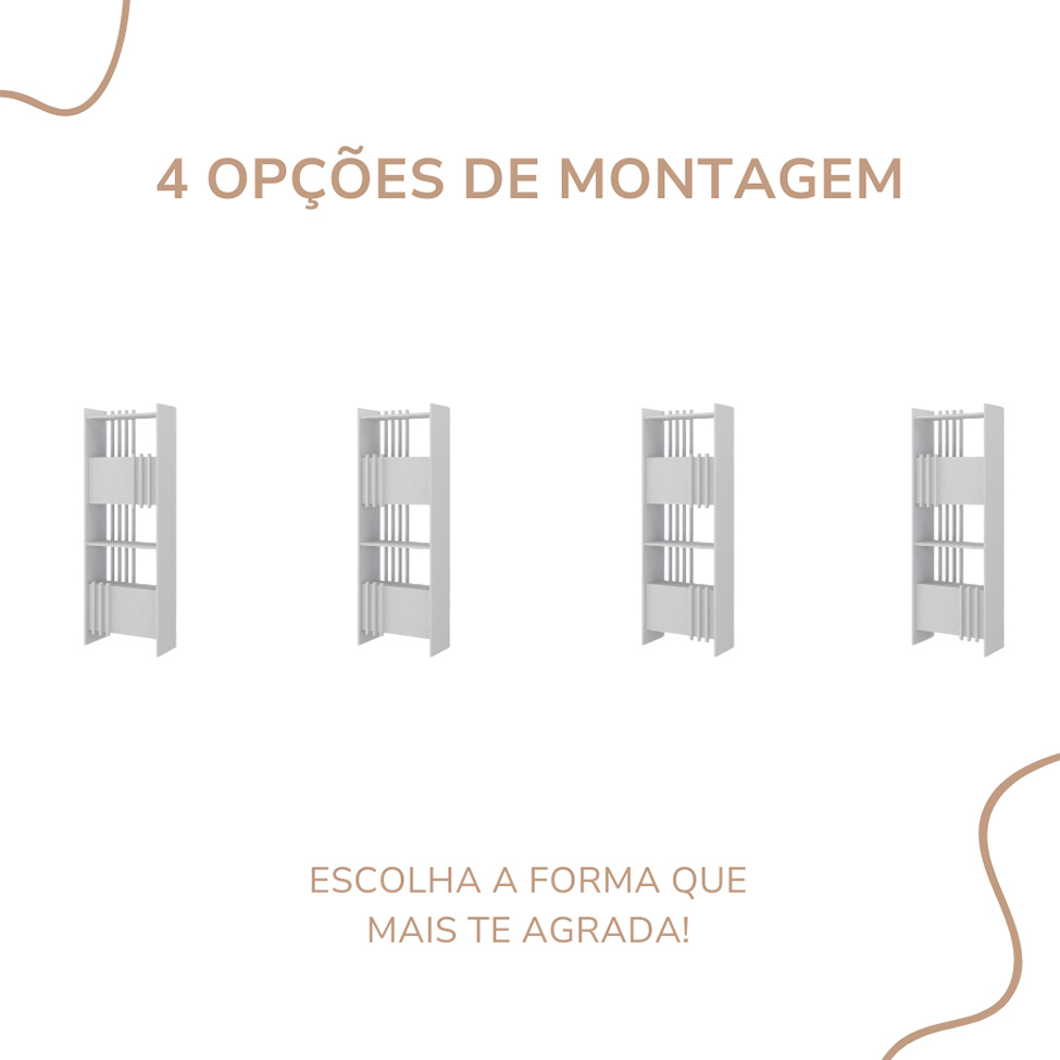 Estante Arbos 2 PT Branca