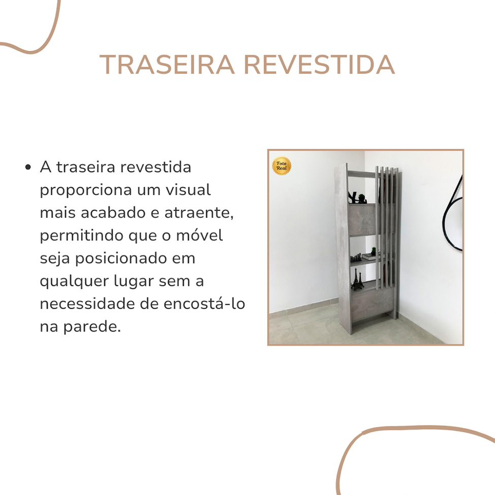 Estante Arbos 2 PT Cinza