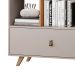 Estante Giga 1 GV Off White e Cinamomo