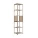 Estante Industrial Grille Arenas e Dourado 180 cm