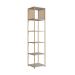 Estante Industrial Grille Arenas e Dourado 180 cm