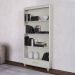 Estante Lívia 100% MDF 1 Gaveta Off White e Dourada