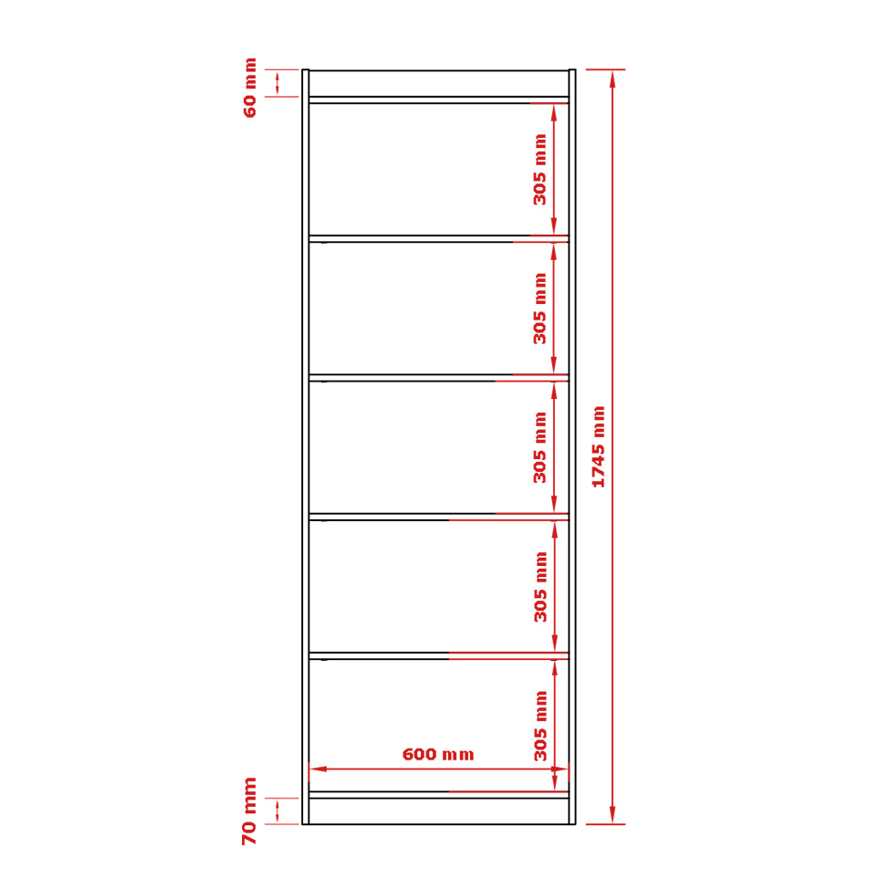 Estante Livreiro Encanto Cinamomo