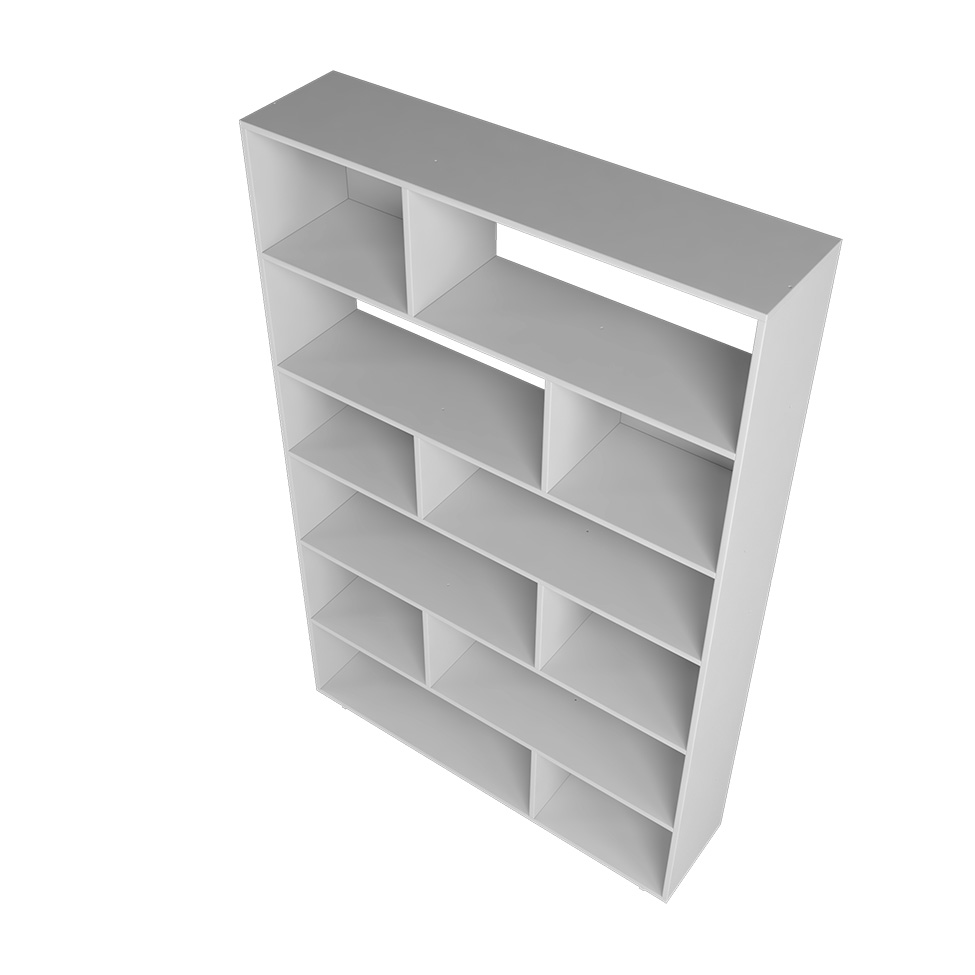 Estante Livreiro Piece Branca 120 cm