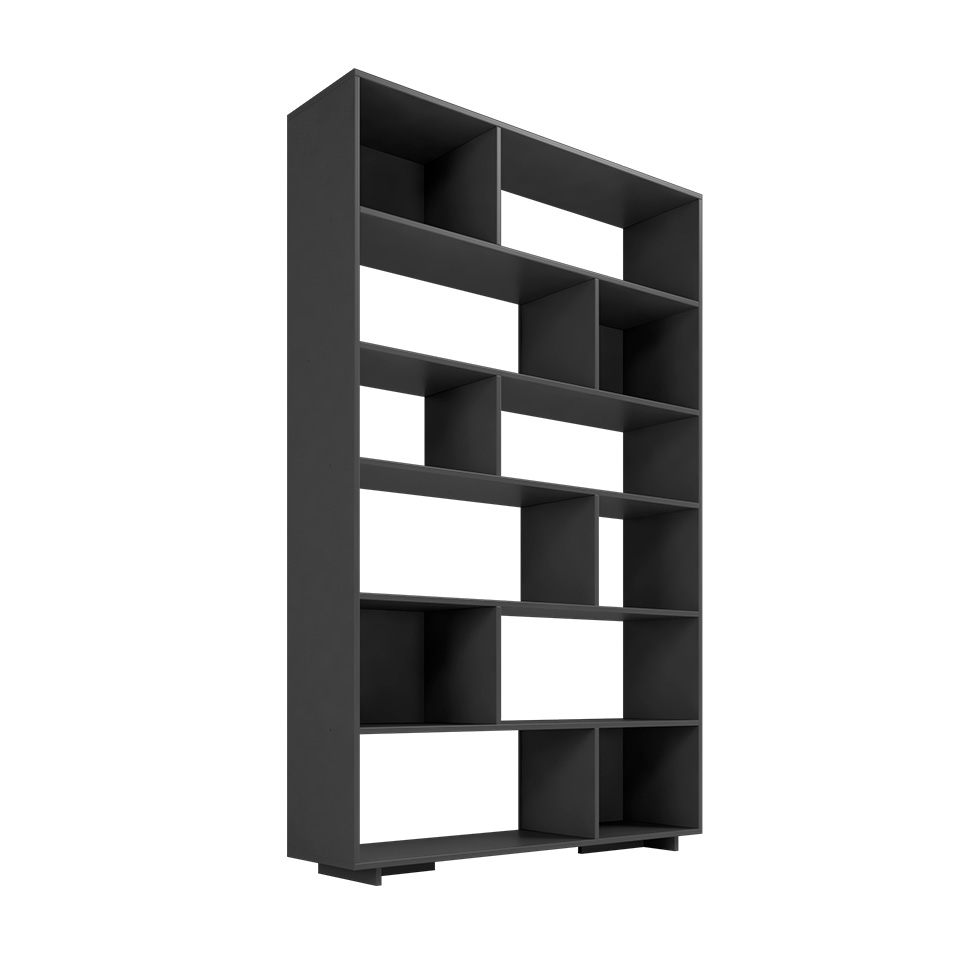 Estante Livreiro Piece Preta 120 cm