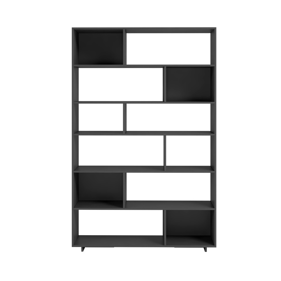 Estante Livreiro Piece Preta 120 cm