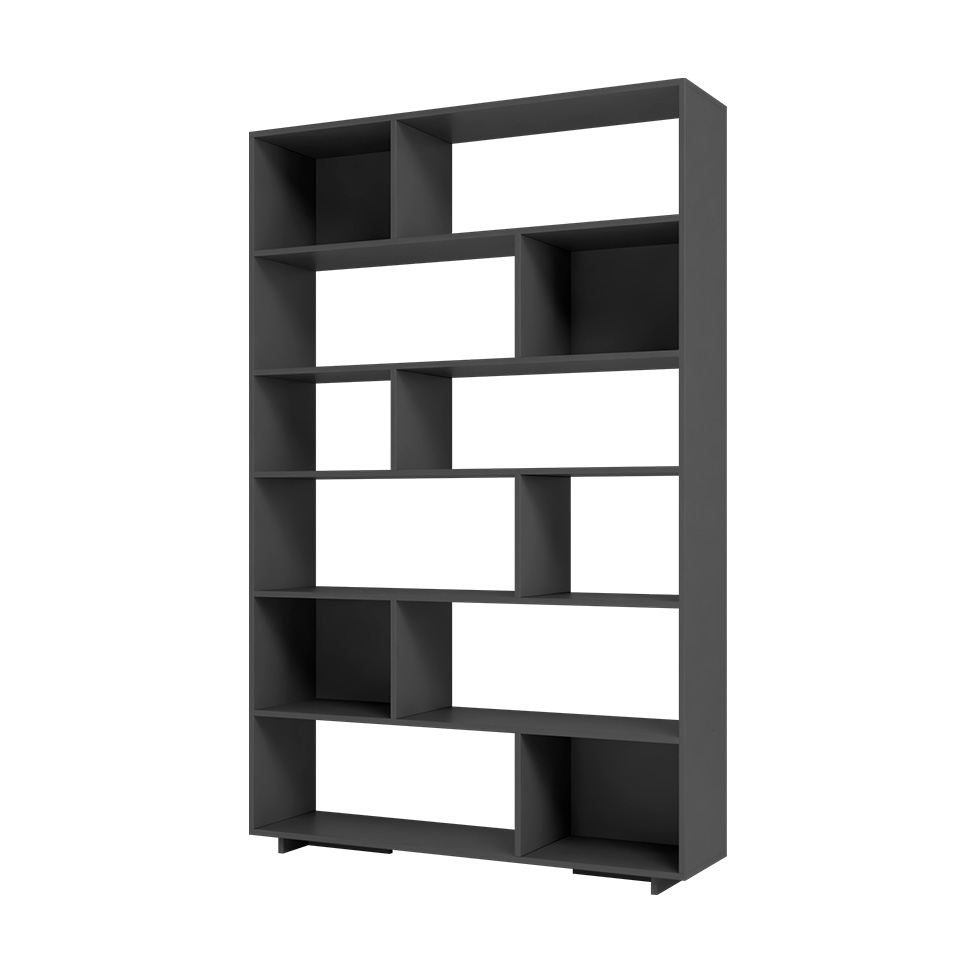Estante Livreiro Piece Preta 120 cm