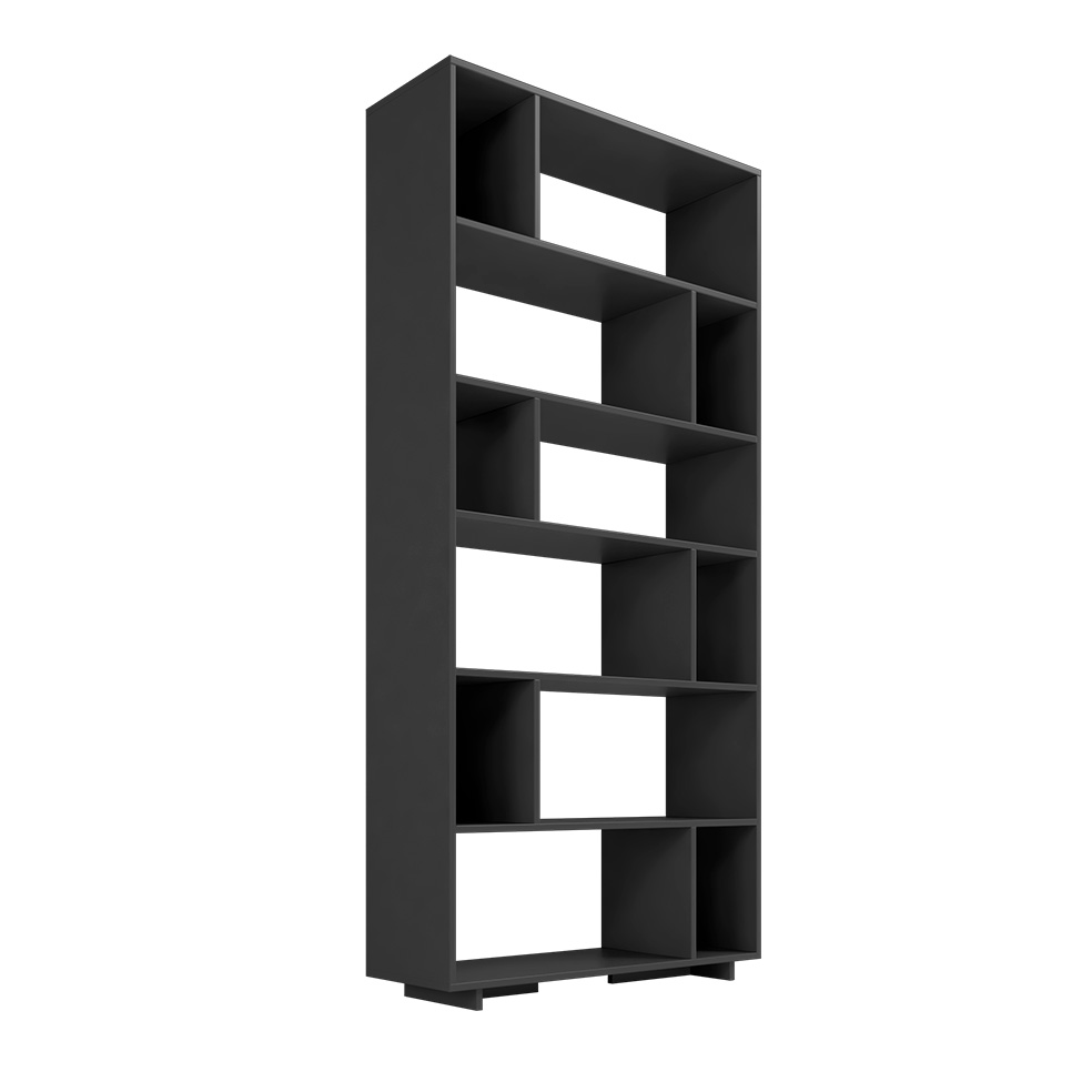 Estante Livreiro Piece Preta 90 cm