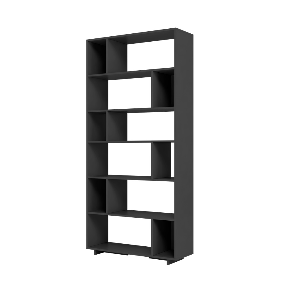 Estante Livreiro Piece Preta 90 cm