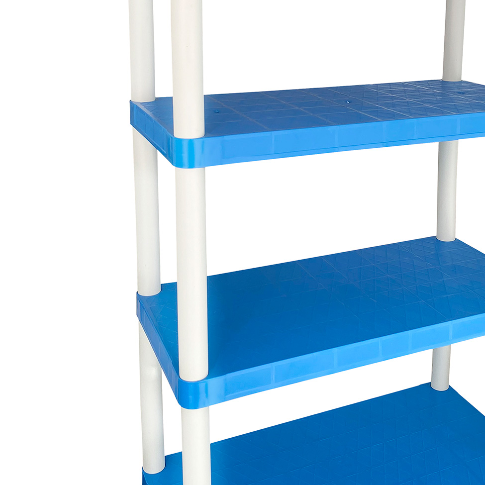 Estante Multiuso Arona Azul e Branca