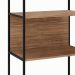 Estante Shelf Ameixa e Preta 105 cm