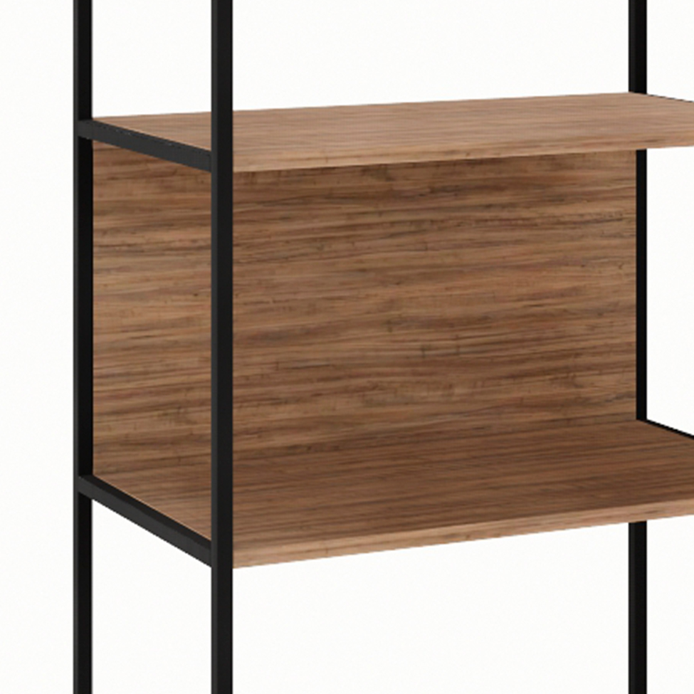 Estante Shelf Ameixa e Preta 105 cm