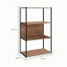 Estante Shelf Ameixa e Preta 105 cm
