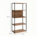 Estante Shelf Ameixa e Preta 139 cm