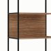Estante Shelf Ameixa e Preta 173 cm