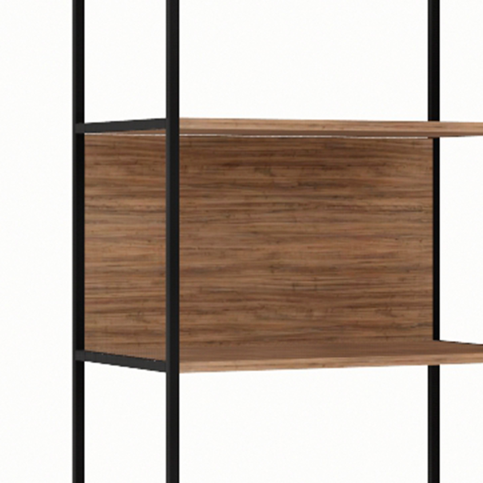 Estante Shelf Ameixa e Preta 173 cm