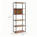 Estante Shelf Ameixa e Preta 173 cm